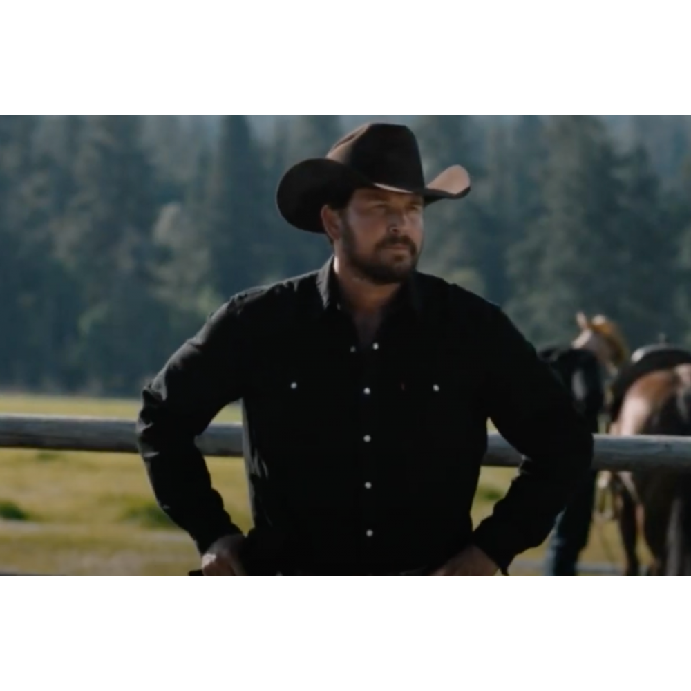 Yellowstone Rip Wheeler Black Shirt